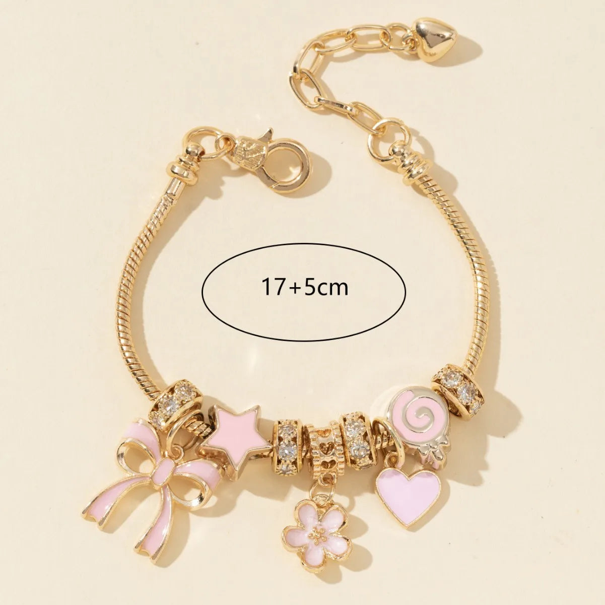 Blossom & Bow Charm Bracelet
